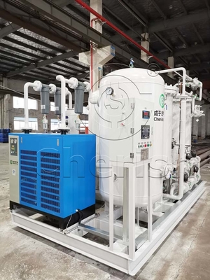 Máquina industrial 192 Nm3/Hr de la fabricación del oxígeno del acuerdo el 93%