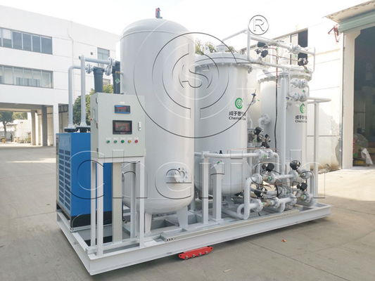 Generador de nitrógeno PSA de acero con puridad y flujo de nitrógeno estable y confiable