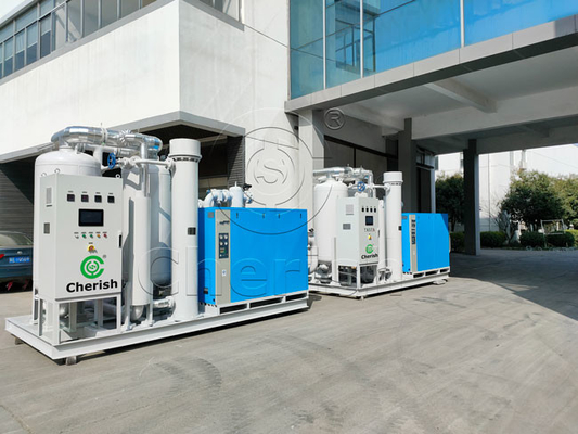 Generador humanizado del oxígeno de 132 Nm3/Hr PSA para el tratamiento térmico